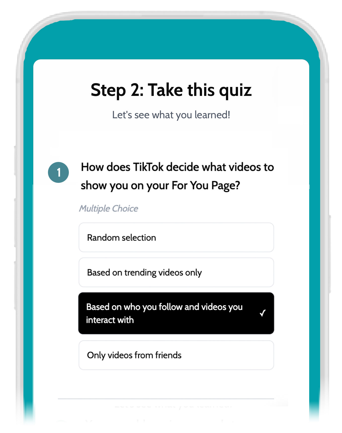Students Take Quiz